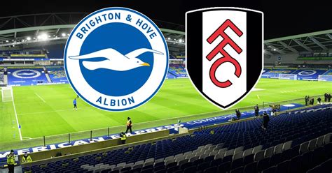 Brighton vs Fulham football predictions, preview and statistics for this match of England Premier League on 27/01/2021. My Leagues. United States [+] MLS 14. Football. ALL predictions 2223 [+] Predictions 1X2. Under/Over 2.5 goals. Predictions HT/FT. Both To Score. Double chance. Goalscorers. Asian handicap ...